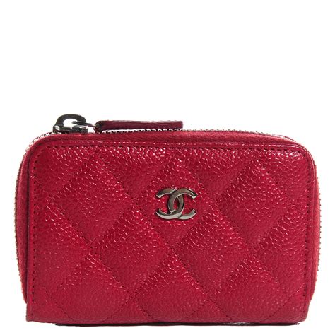 chanel zipped coin purse pink|chanel small wallet zip.